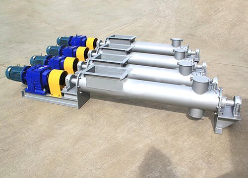 Poziomy przenośnik ślimakowy