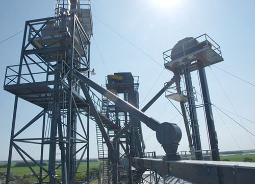 Ciągły podnośnik kubełkowy